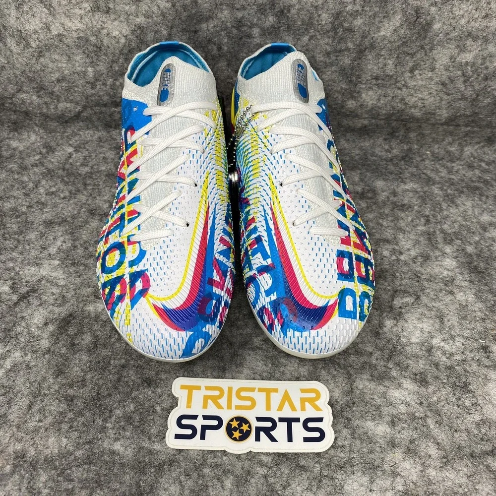 Nike Phantom GT Elite 3D SG Pro Soccer Cleat Mens 4 White Blue DJ0941-468 Bosnia